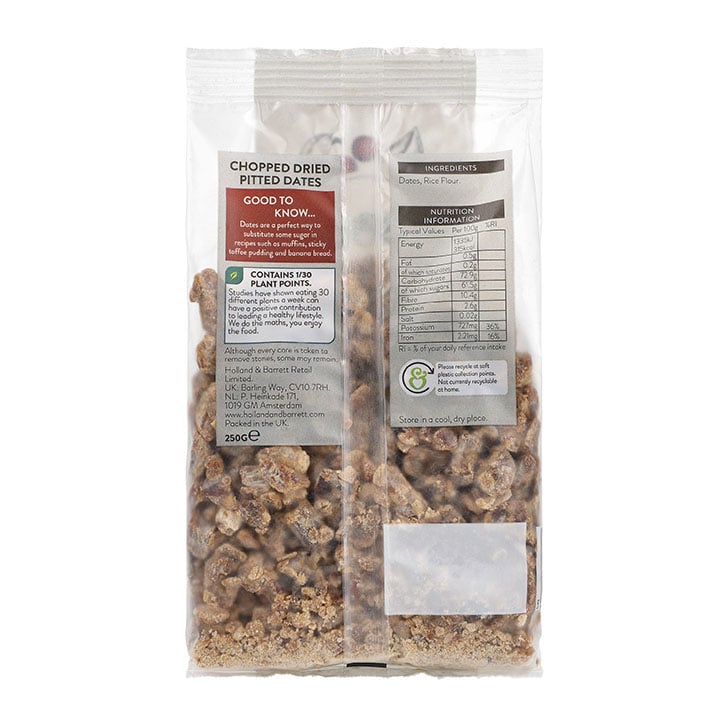 Holland & Barrett Chopped Dried Dates 250g